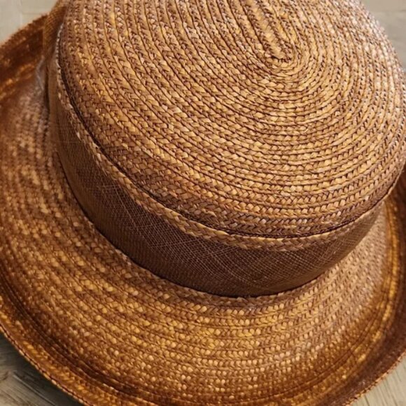 Vintage Betmar New York Straw Hat – Quiet Luxury Autumn Edit – Timeless Boutique - Picture 7 of 16